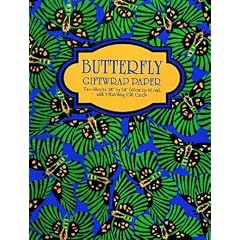 Butterfly Giftwrap Paper (Giftwrap--2 Sheets, 1 Designs)