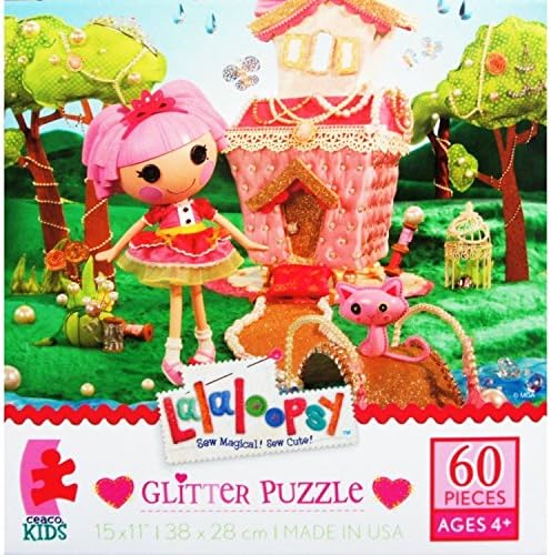 Lalaloopsy Sew Magical! Sew Cute! Jewel Sparkles 60 Piece Glitter Puzzle