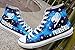 Fairy Tail Anime Logo Cosplay Shoes Canvas Shoes Hand-painted Shoes Sneakers Luminous