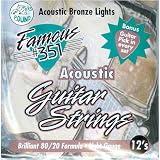 Famous #351 Strings Acoustic Guitar String Set ( Light Gauge ) - B002NZOB1Y