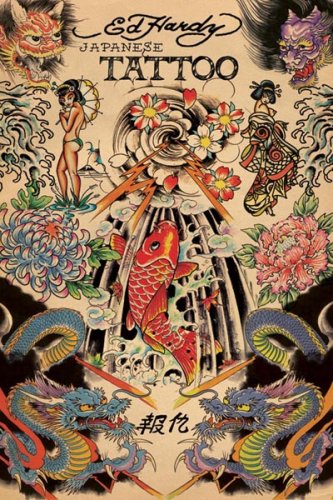 Ed Hardy Japanese Tattoo Art Poster New T Love Pp31152