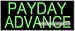 Payday advance Neon Sign