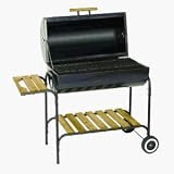 Kay Home Products 20530DI Barrel Charcoal Grill