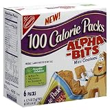 Alpha-Bits Mini Cookies, 100 Calorie Packs, 6-Count Boxes (Pack of 6)