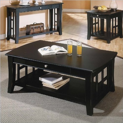 Steve Silver Cassidy Rectangular in Black