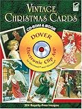 Vintage Christmas Cards CD-ROM and Book (Electronic Clip Art)