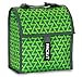PackIt Freezable Lunch Bag with Zip Closure, Lightning Green
