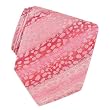 Roberto Cavalli Pink Animal Pattern Woven Silk Tie
