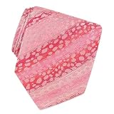 Roberto Cavalli - Roberto Cavalli Pink Animal Pattern Woven Silk Tie