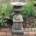 Large Garden Planter - Modena 31 Stone Vase Plant Pot on Plinth