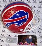 Jim Kelly Autographed/Hand Signed Buffalo Bills Throwback Authentic Helmet