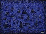 AQUATIC LIFE SARONG DEEP BLUE