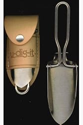 Folding Hand Shovel U-Dig-It with Leather Case