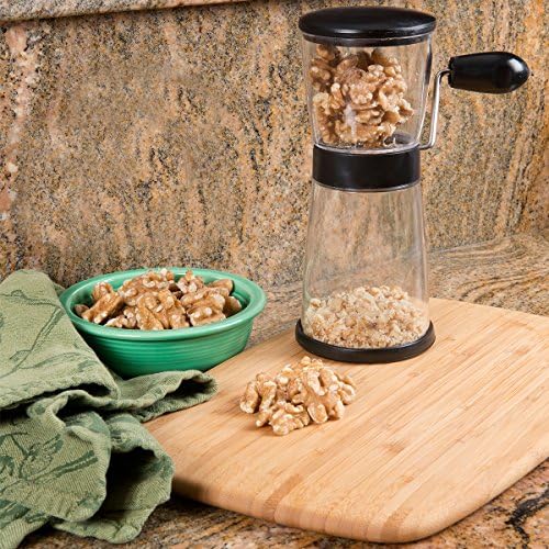 Evelots Nut Chopper Nuts Coffee Beans Hand Crank