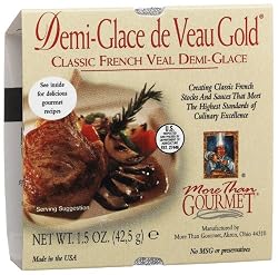 More Than Gourmet Demi-glace De Veau Gold, Clasic French Veal Demi-glace, 1.5-Ounce Units (Pack of 6)