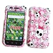 Samsung Vibrant T959 Galaxy S (T-Mobile) Snap On Protector Hard Case "Punk Rock Cutie" Design