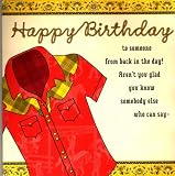 Country Western Musical Birthday Greeting Card - Barbara Mandrell and George Jones Sing 