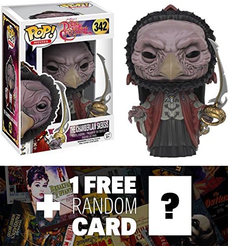 The Chamberlain Skeksis: Funko POP! x The Dark Crystal Vinyl Figure + 1 FREE Classic Movie Trading Card Bundle (096939)