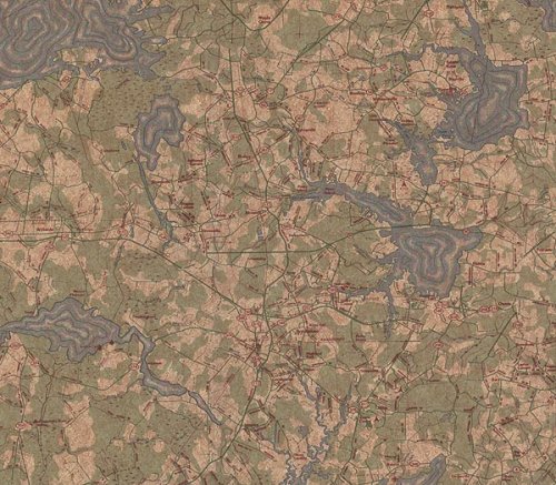 Fishing Map Wallpaper