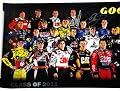 *36X AUTOGRAPHED* Class of 2011 Goodyear SIGNED NASCAR Driver Group Photo 11X33 Poster w/ COA (Dale Jr, Jeff Gordon, Tony Stewart, Jimmie Johnson, Kyle Busch, and Many More!)