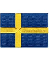 Sweden Flag Embroidered Patch Swedish Iron-On National Emblem