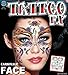 Tinsley Transfers Carnivale Face Temporary Tattoo FX Face Kit