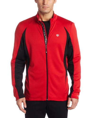 Pearl iZUMi Mens Infinity Thermal Running Jacket,True Red,Medium