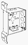 Electrical Boxes: 4 Steel Square Box With Fm Bracket (223)