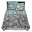 Xhilaration Black/White Lace BIAB - Twin