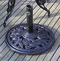 Rose 12kg Parasol Base Matt Black