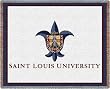 St Louis Univ Fleur De Lis Throw - 70 x 54 Blanket/Throw - Saint Louis Billikens