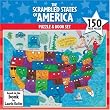 150 Piece Scrambled States of America Puzzle and Book Set