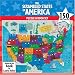 150 Piece Scrambled States of America Puzzle and Book Set