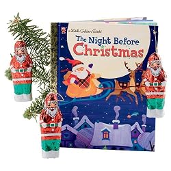 Night Before Christmas Book and Ornaments