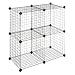 Whitmor 6070-1723 4 Storage Cubes, Black