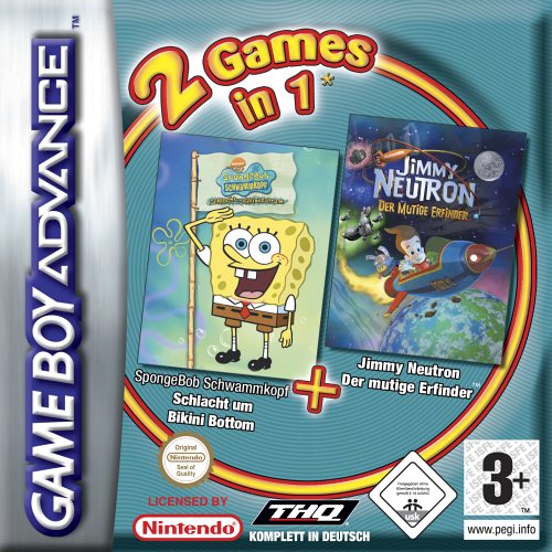 City Travel Guides Discounted  Video-Spiele : 2 Games in 1 - Spongebob + Jimmy Neutron