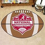 NCAA Alabama Crimson Tide 2011 BCS National Champions 22 x 35 Football Mat ()