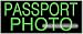 passport Photo Neon Sign