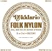 D'Addario Single Classical/Folk Guitar Clear Nylon 040 Ball End  Strings