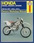 Honda Xr250l, Xr250r & Xr400r (1986-1997) Service & ... Pb (Haynes service & repair manual series)