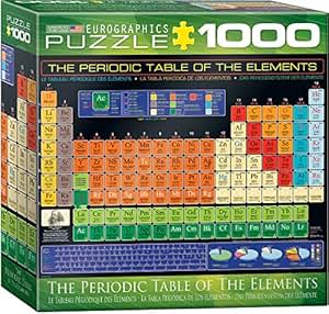 table elements 1000 periodic puzzle piece pieces eurographics puzzles science gifts box
