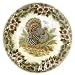 Churchill China Thanksgiving Turkey Multi-Colors Salad/Dessert Plates, Set of 4