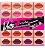 L.a. Girl Matte Pigment Lip Gloss 16 Colors Full Set
