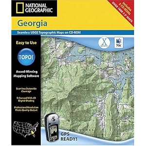 National Geographic TOPO! Map of Georgia (Mac)