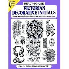 Ready-to-Use Victorian Decorative Initials (Clip Art Series)