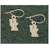 Logo Art Kentucky Wildcats 10K Gold Team Font 5/16 Dangle Earrings