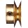 Boston Gear G1215 Grooved Pulley, Fits Round Belts 0.1875" or Smaller, 0.250" Face, Brass