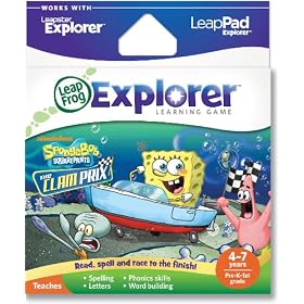 LeapFrog Leapster/LeapPad Explorer Spongebob Kart Racing Game