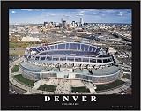 Unframed Invesco Field Denver Broncos Large Aerial Print
