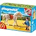 PLAYMOBIL 5107 - Knabstrupper mit rot-grauer Pferdebox